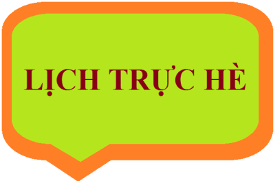 Lịch trực hè năm học 2021-2022