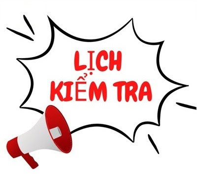 Lịch kiểm tra cuối học kì II (NH 2024-2025)